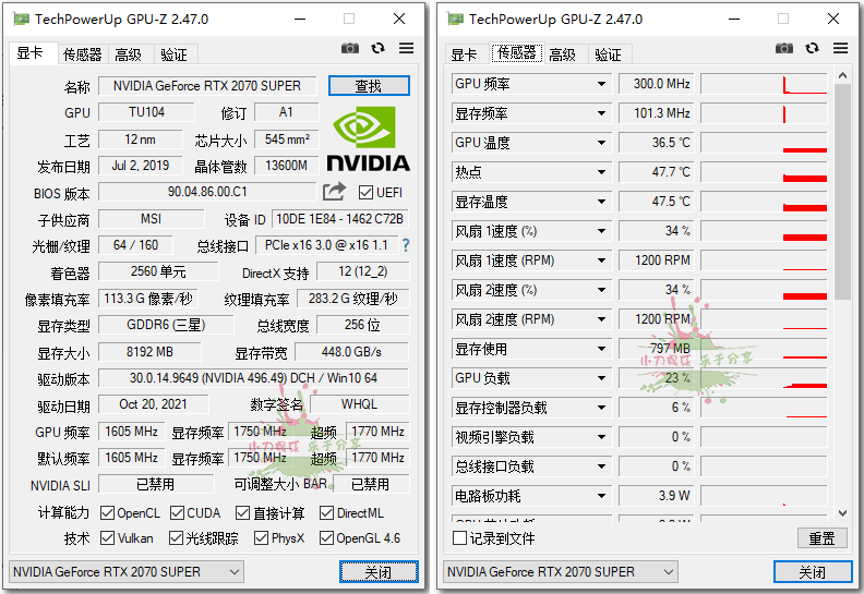 显卡检测GPU-Z v2.65.1中文汉化版-靠创业轻松赚钱？[小白网创驿站] 整合稀缺资源，带你实现财富梦小白网创驿站
