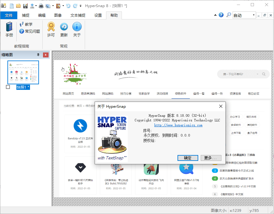 HyperSnap v9.52.00便携汉化版-靠创业轻松赚钱？[小白网创驿站] 整合稀缺资源，带你实现财富梦小白网创驿站