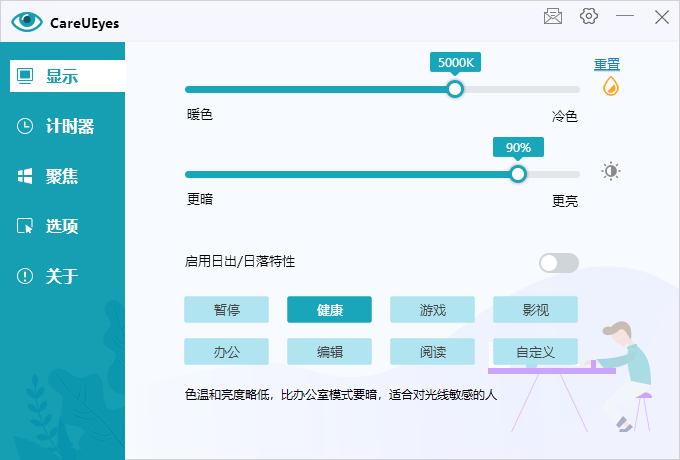 护眼小工具CareUEyes v2.2.9-靠创业轻松赚钱？[小白网创驿站] 整合稀缺资源，带你实现财富梦小白网创驿站