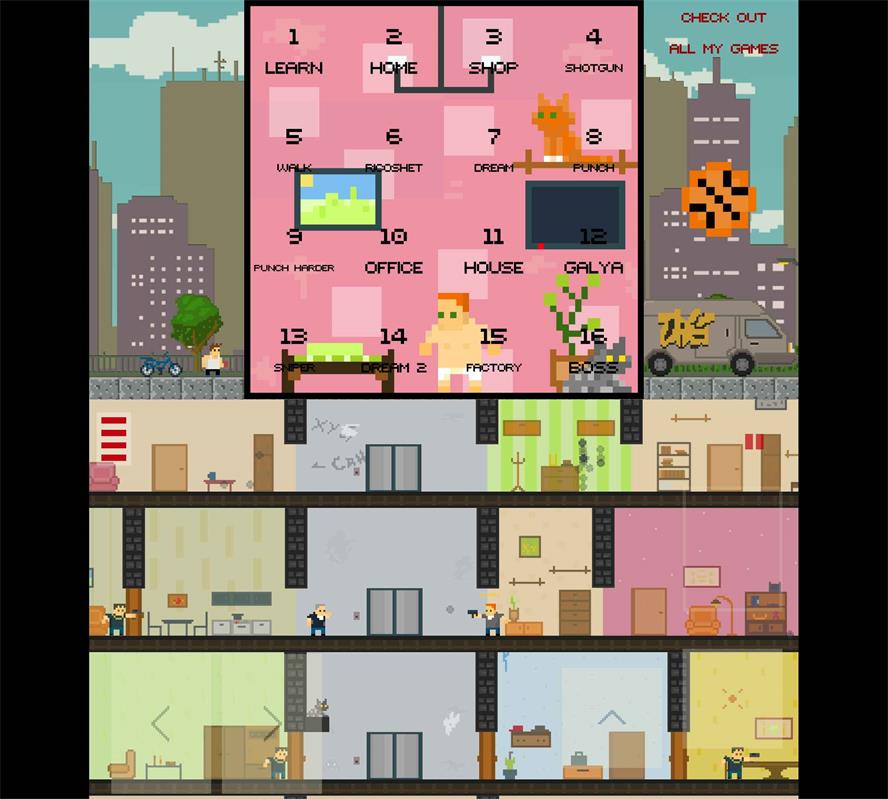 2D像素IO闯关游戏 激战-靠创业轻松赚钱？[小白网创驿站] 整合稀缺资源，带你实现财富梦小白网创驿站