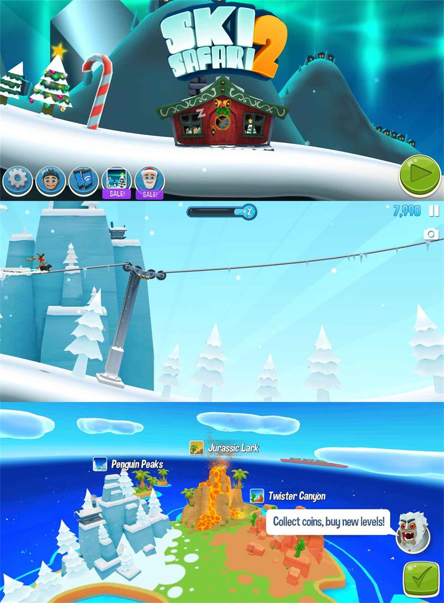 另类跑酷游戏 滑雪大冒险2-靠创业轻松赚钱？[小白网创驿站] 整合稀缺资源，带你实现财富梦小白网创驿站