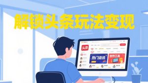 《2025年今日头条：解锁最新玩法，开启变现之路》-靠创业轻松赚钱？[小白网创驿站] 整合稀缺资源，带你实现财富梦小白网创驿站