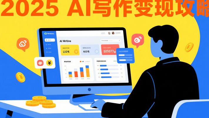 《2025年AI写作多渠道变现：月入过万实操攻略》-靠创业轻松赚钱？[小白网创驿站] 整合稀缺资源，带你实现财富梦小白网创驿站