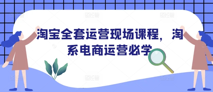 淘宝全套运营现场课程，淘系电商运营必学-靠创业轻松赚钱？[小白网创驿站] 整合稀缺资源，带你实现财富梦小白网创驿站