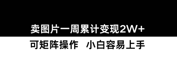 小红书【卖图片】一周累计变现2W+小白易上手-靠创业轻松赚钱？[小白网创驿站] 整合稀缺资源，带你实现财富梦小白网创驿站