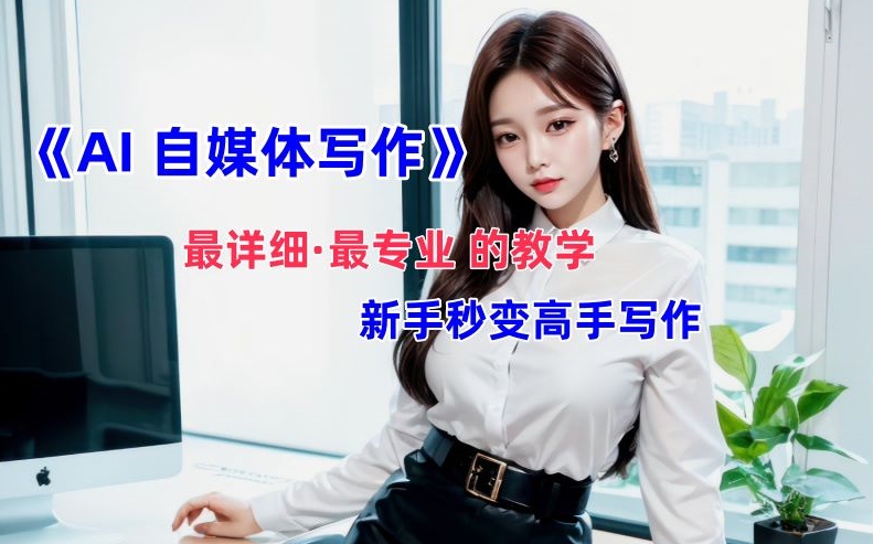 AI自媒体文章创作全网最详细教程，新手秒变写作高手，多方位发展-靠创业轻松赚钱？[小白网创驿站] 整合稀缺资源，带你实现财富梦小白网创驿站