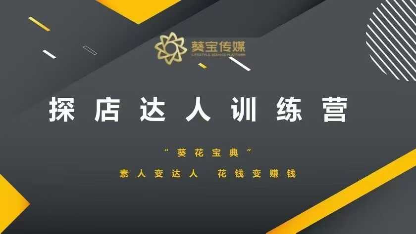 探店达人训练营，素人变达人，花钱变赚钱-靠创业轻松赚钱？[小白网创驿站] 整合稀缺资源，带你实现财富梦小白网创驿站