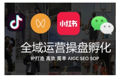 全域运营操盘(抖音+私域+小红书)，IP打造高效简单-靠创业轻松赚钱？[小白网创驿站] 整合稀缺资源，带你实现财富梦小白网创驿站