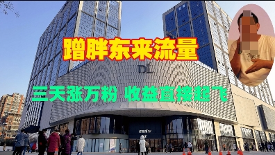 蹭胖东来流量，三天涨万粉，收益直接起飞-靠创业轻松赚钱？[小白网创驿站] 整合稀缺资源，带你实现财富梦小白网创驿站
