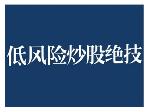 2024低风险股票实操营，低风险，高回报-靠创业轻松赚钱？[小白网创驿站] 整合稀缺资源，带你实现财富梦小白网创驿站