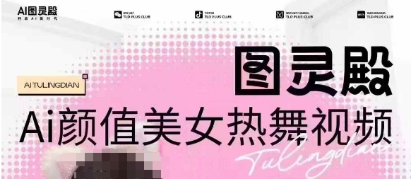 全网首发，原价988图灵殿AI颜值美女热舞视频，云端生图，轻松过原创-靠创业轻松赚钱？[小白网创驿站] 整合稀缺资源，带你实现财富梦小白网创驿站