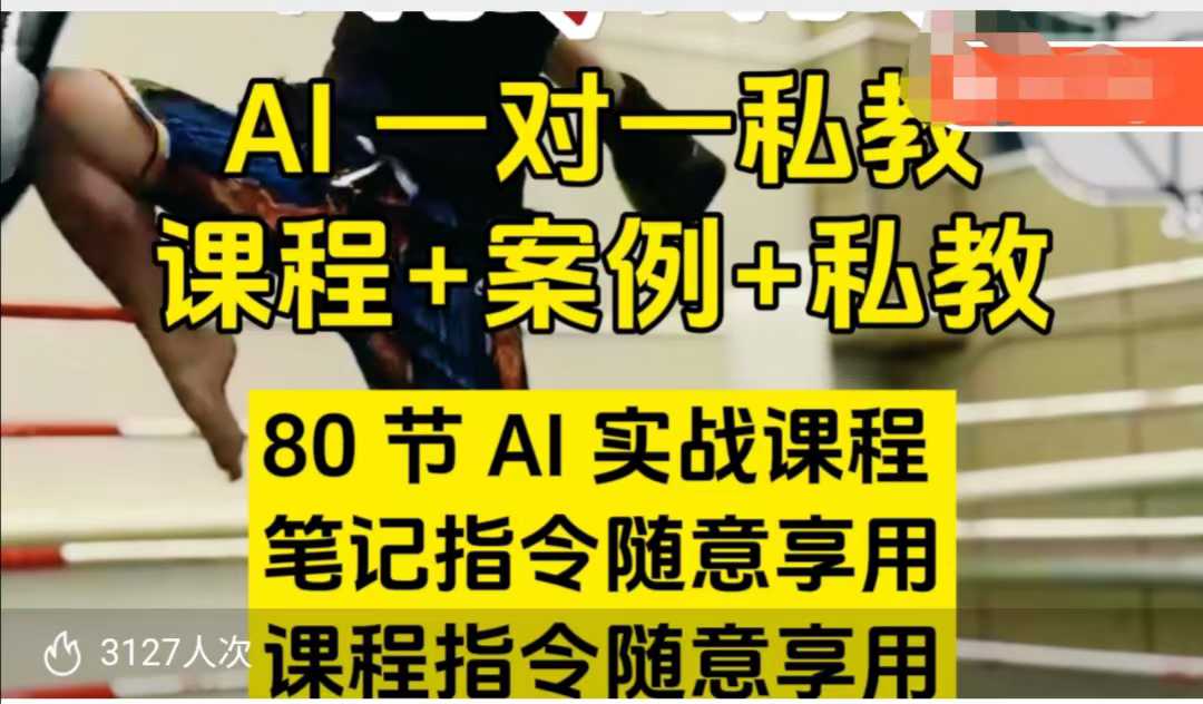 AI指令实战课，课程+案例，80节AI实战课程，笔记指令随意享用，课程指令随意享用-靠创业轻松赚钱？[小白网创驿站] 整合稀缺资源，带你实现财富梦小白网创驿站