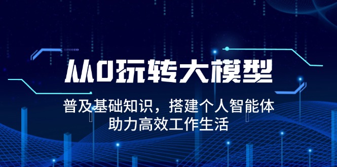 （14009期）从0玩转大模型，普及基础知识，搭建个人智能体，助力高效工作生活-靠创业轻松赚钱？[小白网创驿站] 整合稀缺资源，带你实现财富梦小白网创驿站