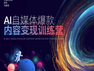 AI自媒体爆款内容变现训练营，20%底层逻辑，60%实操方法，20%案例拆解(即学即用)-靠创业轻松赚钱？[小白网创驿站] 整合稀缺资源，带你实现财富梦小白网创驿站