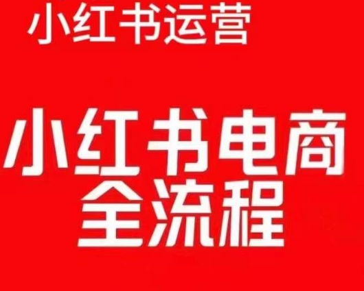 红薯电商实操课，小红书电商全流程-靠创业轻松赚钱？[小白网创驿站] 整合稀缺资源，带你实现财富梦小白网创驿站