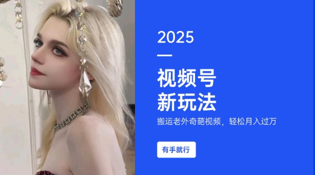 搬运老外奇葩视频，撸视频号分成计划收益，每天只需一小时，新手小白轻松月入过W-靠创业轻松赚钱？[小白网创驿站] 整合稀缺资源，带你实现财富梦小白网创驿站