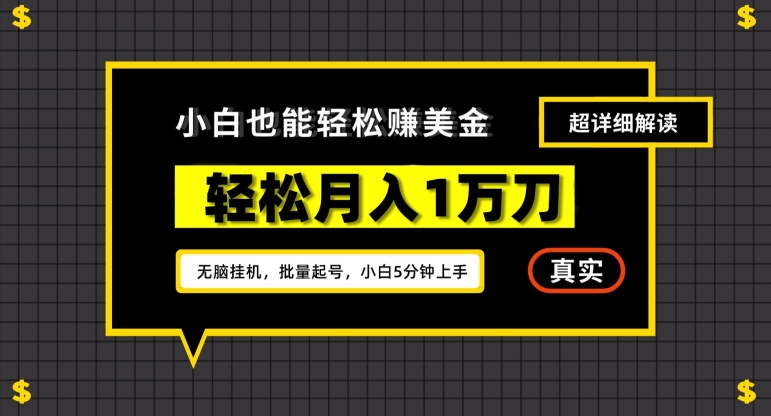 谷歌看广告撸美金2.0，无脑挂机，多号操作，月入1万刀【揭秘】-靠创业轻松赚钱？[小白网创驿站] 整合稀缺资源，带你实现财富梦小白网创驿站
