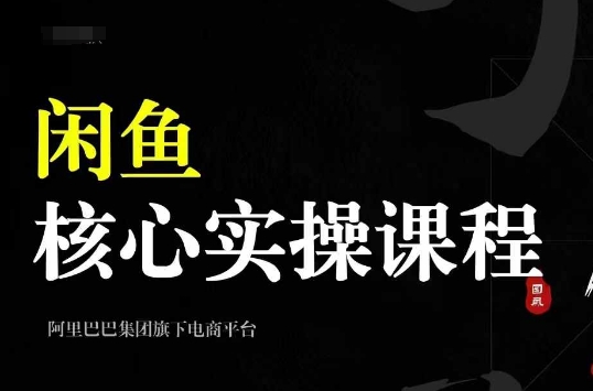 2024闲鱼核心实操课程，从养号、选品、发布、销售，教你做一个出单的闲鱼号-靠创业轻松赚钱？[小白网创驿站] 整合稀缺资源，带你实现财富梦小白网创驿站